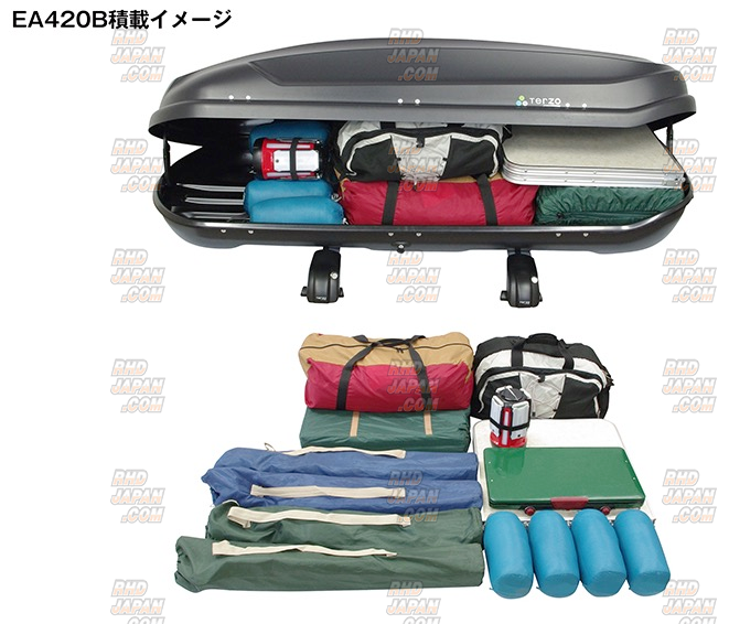 PiAA Terzo Roof Box Orca - EA420B - RHDJapan